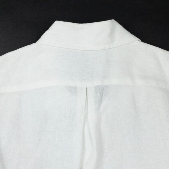 Alex Crane Ola Linen Shirt Men's XL White Short Sleeve Casual Button-Up Travel - Picture 6 of 10